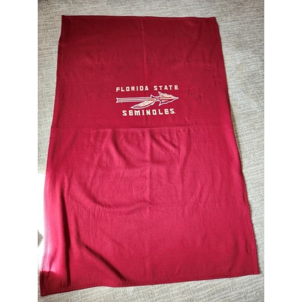 Florida State University Seminoles sweatshirt fleece throw blanket
